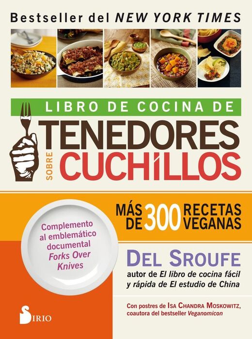 LIBRO DE COCINA DE TENEDORES SOBRE CUCHILLOS /MAS