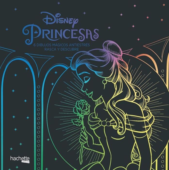 PRINCESAS DISNEY. 6 DIBUJOS MÁGICOS RASCA Y DESCUBRE