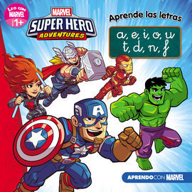 MARVEL SUPERHERO ADVENTURES APRENDE LAS LETRAS