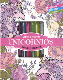 VAMOS A COLOREAR UNICORNIOS