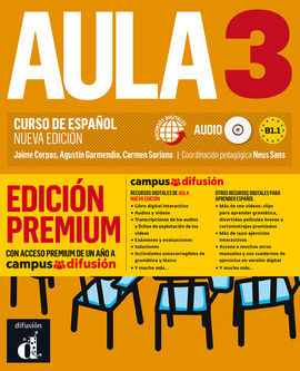 AULA NUEVA EDICIÓN 3 PREMIUM LIBRO DEL ALUMNO + CD