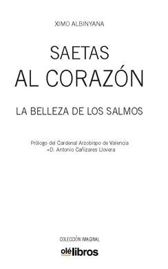 SAETAS AL CORAZON /LA BELLEZA DE LOS SALMOS