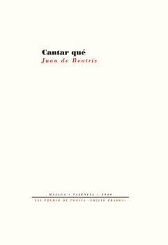 CANTAR QUÉ
