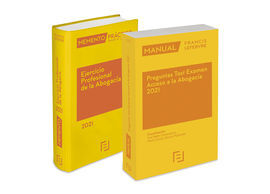 PACK MEMENTO EJERCICIO PROFESIONAL DE LA ABOGACÍA 2021 + MANUAL PREGUNTAS TEST EXAMEN ACCESO ABOGACÍA 2021