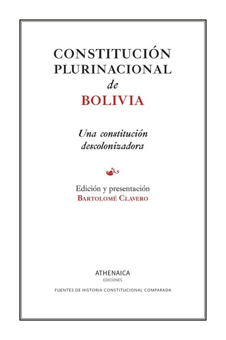 CONSTITUCIÓN PLURINACIONAL DE BOLIVIA
