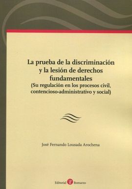 PRUEBA DE LA DISCRIMINACIÓN Y LA LESIÓN DE DERECHOS FUNDAMENTALES