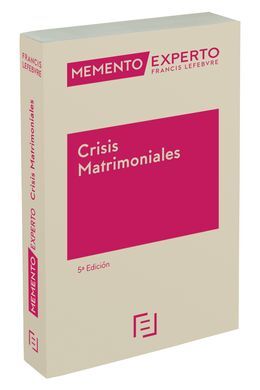 MEMENTO EXPERTO CRISIS MATRIMONIALES 5ª EDC.