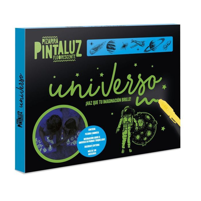 PIZARRA PINTALUZ FLUORESCENTES - UNIVERSO