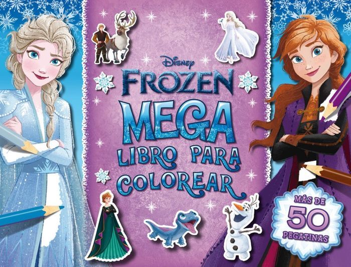 FROZEN. MEGALIBRO PARA COLOREAR 2