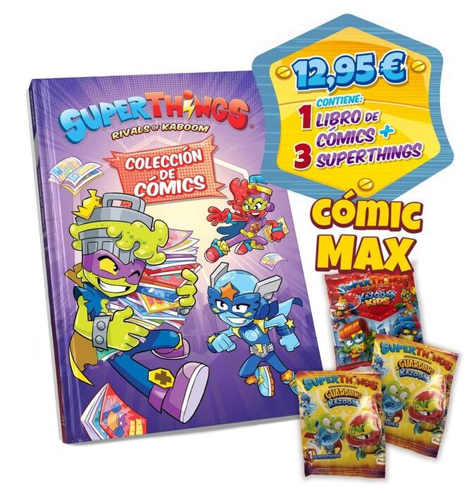 LIBRO COLECCIONISTA COMICS SUPERTHINGS - KK Y GK S