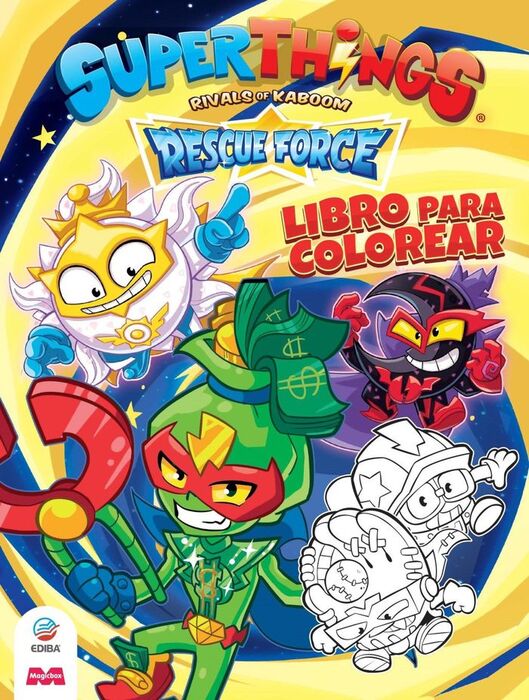 SUPERTHINGS RESCUE FORCE - LIBRO PARA COLOREAR