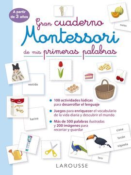 GRAN CUADERNO MONTESSORI MIS PRIMERAS PALABRAS