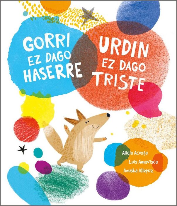 GORRI EZ DAGO HASERRE URDIN EZ DAGO TRISTE - EUS