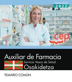 AUXILIAR DE FARMACIA SERVICIO VASCO DE SALUD OSAKIDETZA