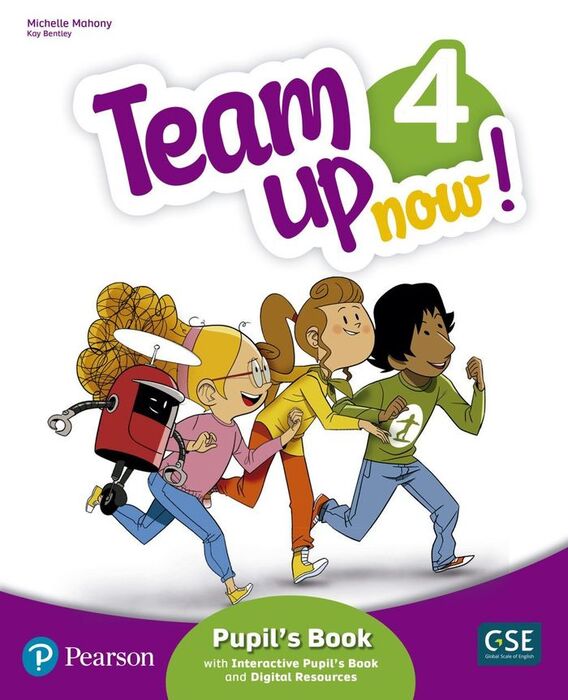 TEAM UP NOW! 4 PUPIL'S BOOK & INTERACTIVE PUPIL'S BOOK AND DIGITALRESOURCES ACCESS CODE
