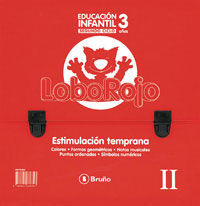 LOBOROJO 3 AÃOS CAJA II ESTIMULACIÃN TEMPRANA