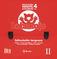 LOBOROJO 4 AÃOS CAJA II ESTIMULACIÃN TEMPRANA