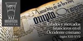 41 SEMANA ESTUDIOS MEDIEVALES  ESTADOS Y MERCADOS