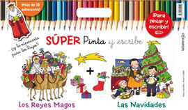 SÚPER PINTA Y ESCRIBE LAS NAVIDADES