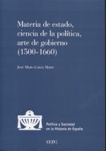 MATERIA DE ESTADO, CIENCIA DE LA POLÍTICA, ARTE DE