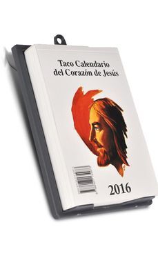 CALENDARIO SAGRADO CORAZÓN 2016 TACO DE PARED