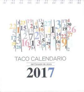 TACO CALENDARIO NUMEROS CON PEANA 2017