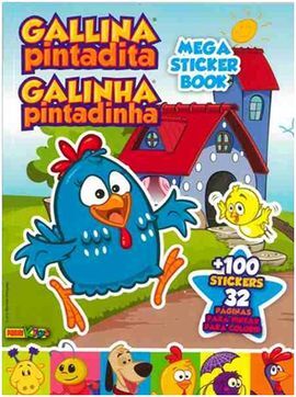 MEGA STICKER BOOK. GALLINA PINTADITA