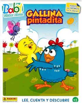 BABY STICKER ALBUM. GALLINA PINTADITA