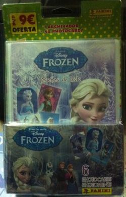 FROZEN PHOTOCARDS ARCHIVADOR Y 8 SOBRES