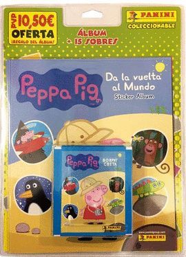 BLISTER ALBUM Y 15 SOBRES PEPPA PIG 2017