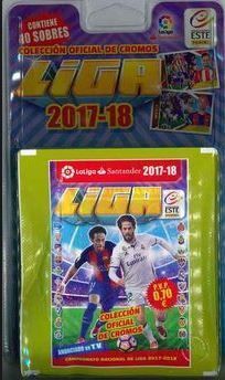 BLISTER PACK ALBUM + 10 SOBRES LIGA ESTE 2017-2018