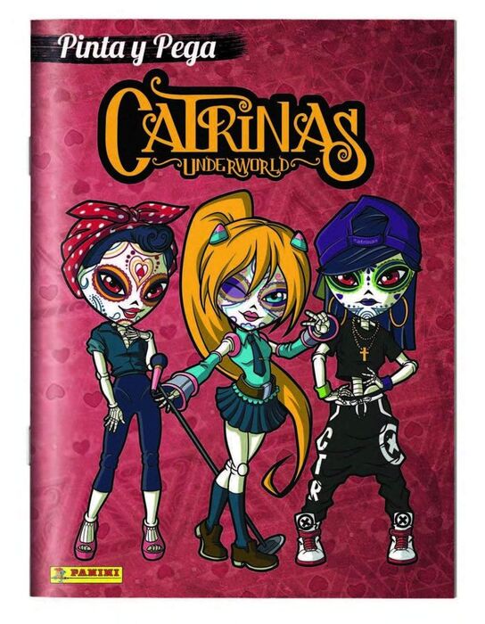 CATRINAS PINTA Y PEGA