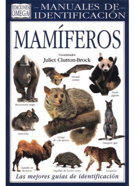 MAMÍFEROS. MANUALES DE IDENTIFICACIÓN