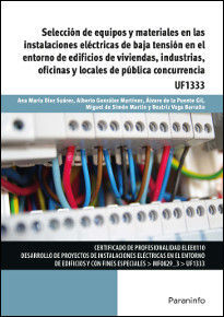 SELECCION DE EQUIPOS Y MATERIALES EN LAS INSTALACIONES