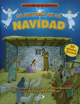 LA HISTORIA DE LA NAVIDAD CON PEGATINAS