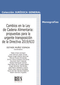 CAMBIOS EN LA LEY DE CADENA ALIMENTARIA: PROPUESTA