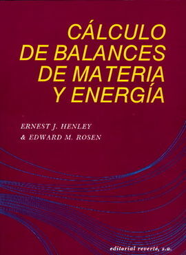 CÃLCULO DE BALANCES DE MATERIA Y ENERGÃA