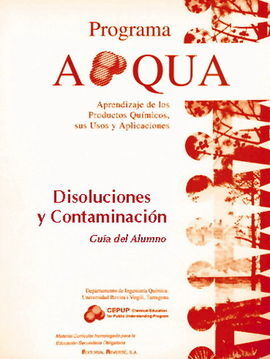 DISOLUCIONES Y CONTAMINACIÃN. GUÃA DEL ALUMNO