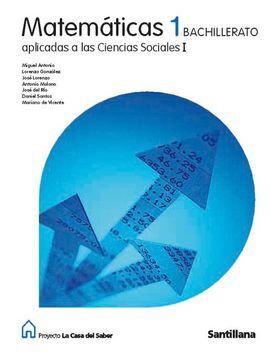 MATEMATICAS  APLICADAS A LAS CIENCIAS SOCIALES I 1 BACHILLERATO LA CASA DEL SABE