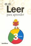 LEER PARA APRENDER 3Âº PRIMARIA ( EDI. 2002)