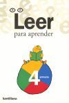 LEER PARA APRENDER 4Âº PRIMARIA ( EDI. 2002)