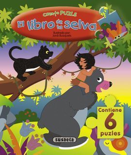 EL LIBRO DE LA SELVA CON 6 PUZZLES
