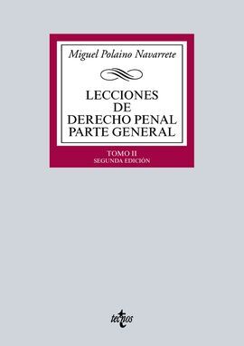 LECCIONES DE DERECHO PENAL PARTE GENERAL. TOMO II