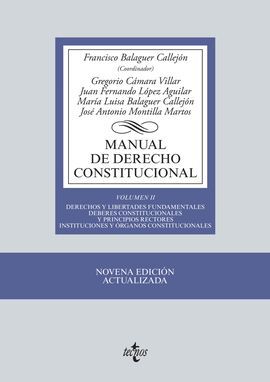 MANUAL DE DERECHO CONSTITUCIONAL. VOL.II