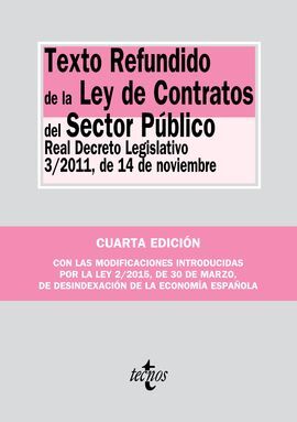 TEXTO REFUNDIDO DE LA LEY DE CONTRATOS DEL SECTOR PÚBLICO