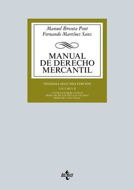 MANUAL DE DERECHO MERCANTIL VOL. 2