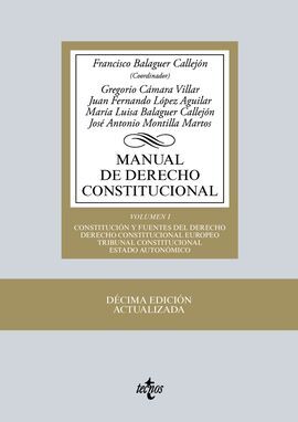 MANUAL DE DERECHO CONSTITUCIONAL. VOL. I: