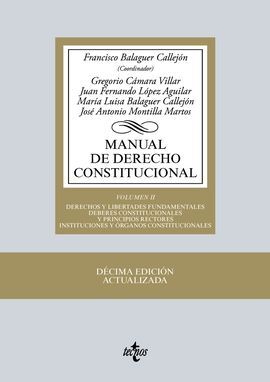 MANUAL DE DERECHO CONSTITUCIONAL. VOL. II: