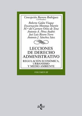 LECCIONES DE DERECHO ADMINISTRATIVO. VOLUMEN III.