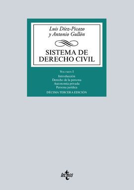 SISTEMA DE DERECHO CIVIL VOLUMEN 1